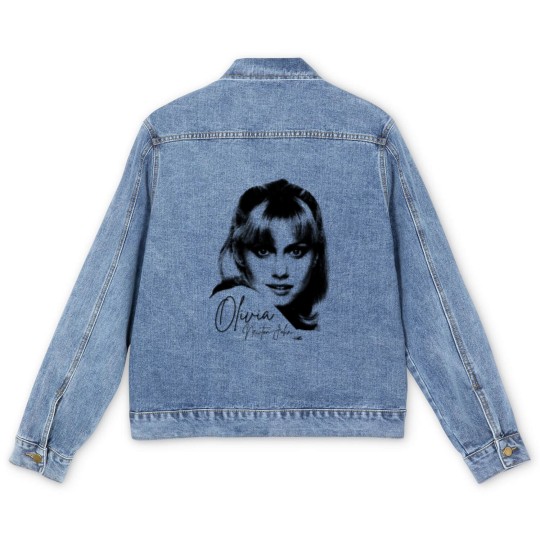 Discover Olivia Newton John Face - Olivia Newton John - Men's Denim Jackets