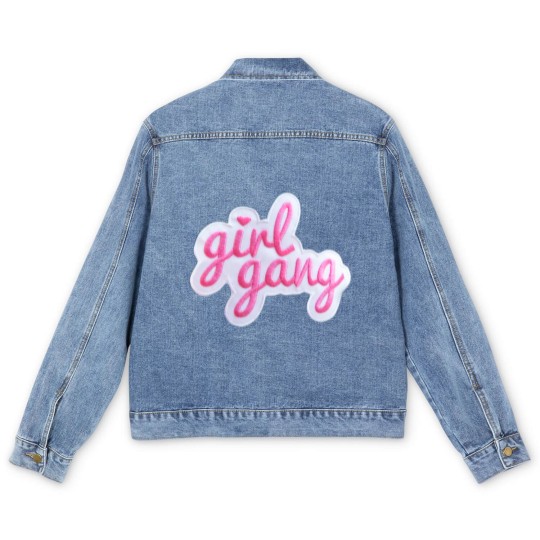 Discover Girl Gang Patch Men's Denim Jackets
