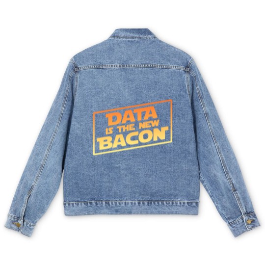 Discover Data Is The New Bacon Men's Denim Jackets