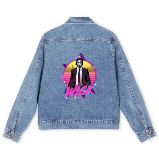 Discover John Wick Retro - John Wick - Men's Denim Jackets