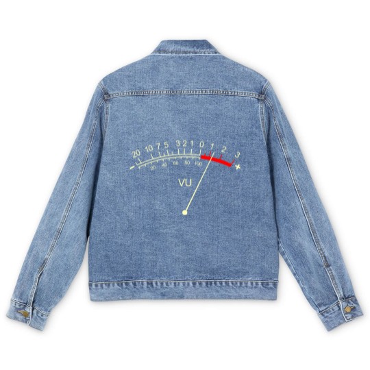 Discover VU Meter Analog Vintage - Vu Meter - Men's Denim Jackets