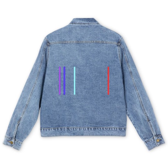 Discover Hydrogen Emission Spectrum - Physics - Men's Denim Jackets