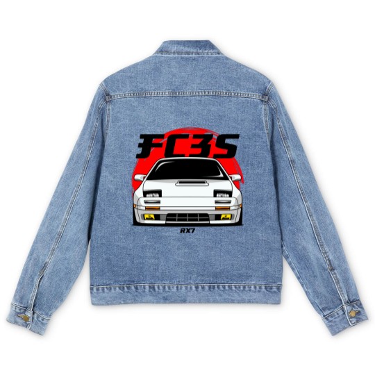 Discover White FC RX 7 - Fc Rx7 - Men's Denim Jackets
