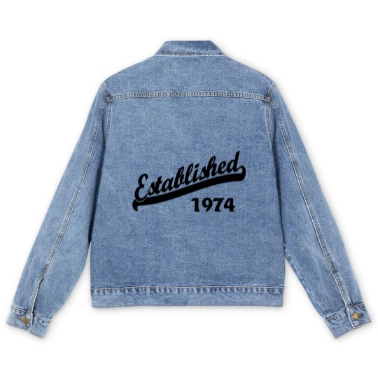 Discover Established 1974 Men's Denim Jackets