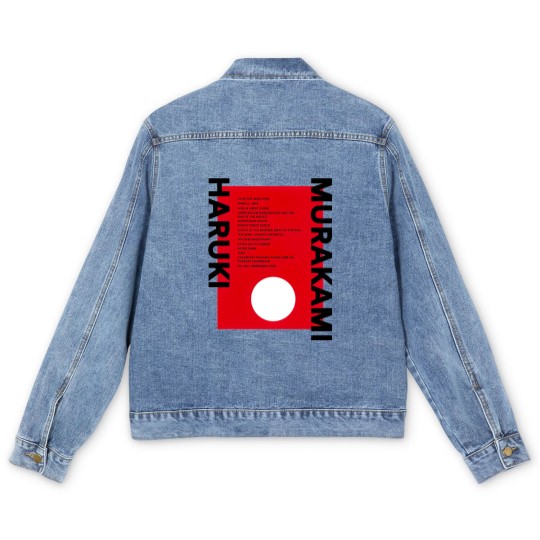 Discover Haruki Murakami Books - Murakami - Men's Denim Jackets
