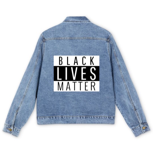 Discover black lives matter mask Men's Denim Jackets