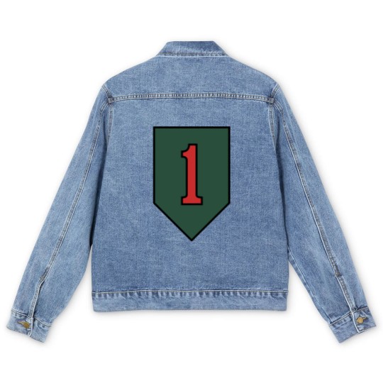 Discover "The Big Red One" 1st Infantry Division Insignia - Big Red One - Men's Denim Jackets