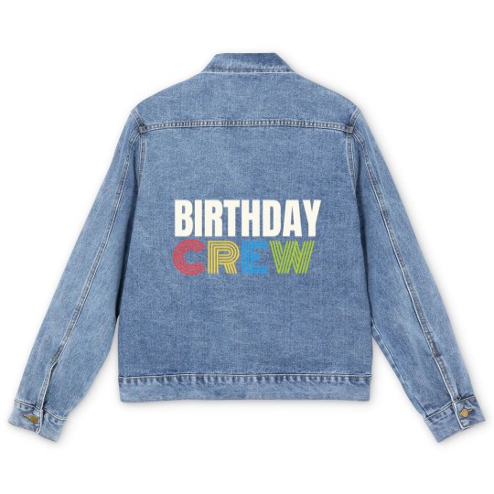 Discover Birthday Crew Men's Denim Jackets