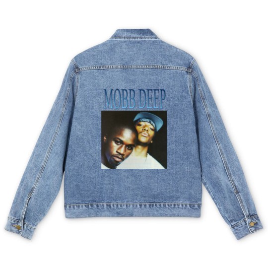 Discover MOBB DEEP 90s HIP HOP VINTAGE RETRO DESIGN - Mobb Deep 90s - Men's Denim Jackets