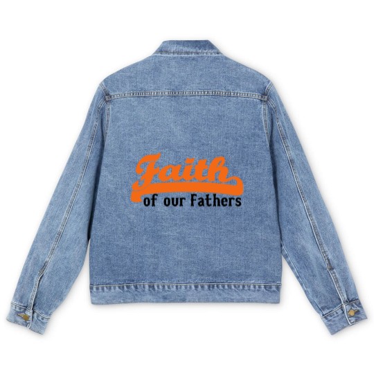 Discover FAITH OF OUR FATHERS Men's Denim Jackets