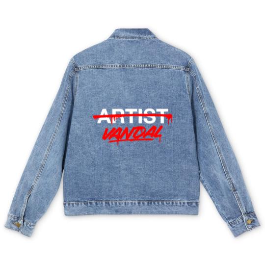 Discover Vandal Not Artist Men's Denim Jackets