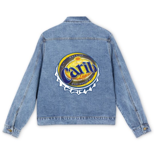 Discover Carib Beer Men's Denim Jackets