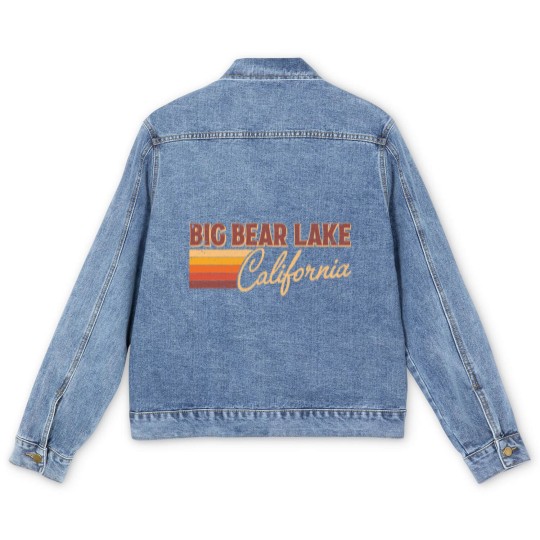 Discover Big Bear Lake California - Big Bear Lake California - Men's Denim Jackets