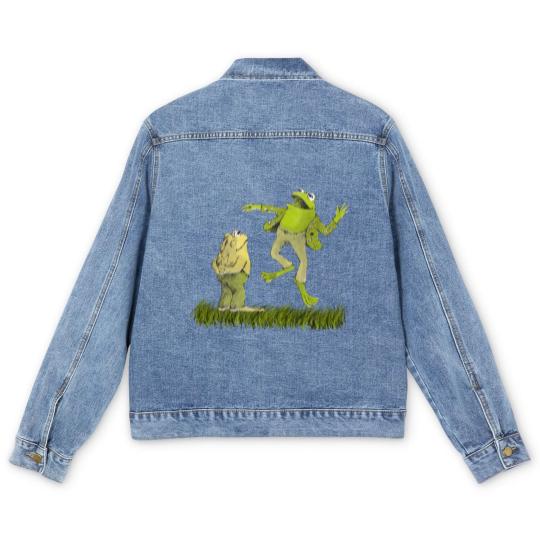 Discover Frog and toad are friends Men's Denim Jackets