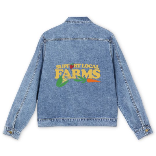 Discover Support Local Farms - Support Local Farms - Men's Denim Jackets