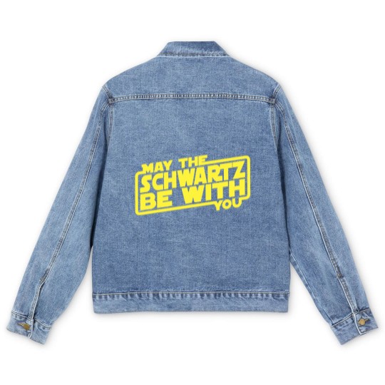Discover May The Schwartz Be With You - Spaceballs - Men's Denim Jackets