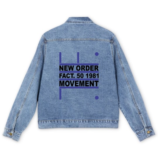 Discover New Order - Movement Men's Denim Jackets