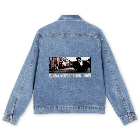 Discover Johnny Cash  Sunday Mornin Comin Down Men's Denim Jackets, Johnny Cash Men's Denim Jackets, Johnny Cash Men's Denim Jackets, Johnny Cash Men's Denim Jackets, Johnny Cash Gifts