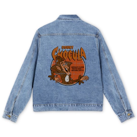 Discover Vintage Count Chocula - Cereal - Men's Denim Jackets