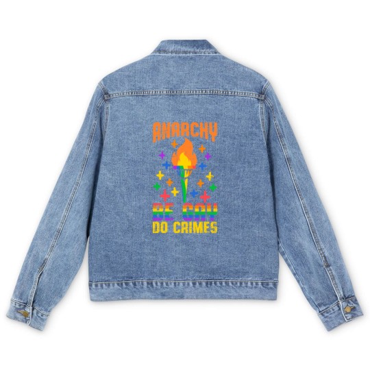 Discover Gay Pride LGBTQ Gift LGBT Men's Denim Jackets Men's Denim Jackets