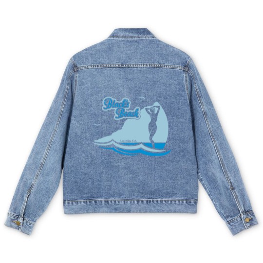 Discover Blacks Beach, La Jolla CA. Men's Denim Jackets