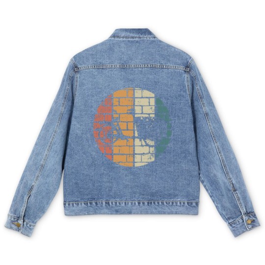 Discover Cargo Bike Retro Men's Denim Jackets