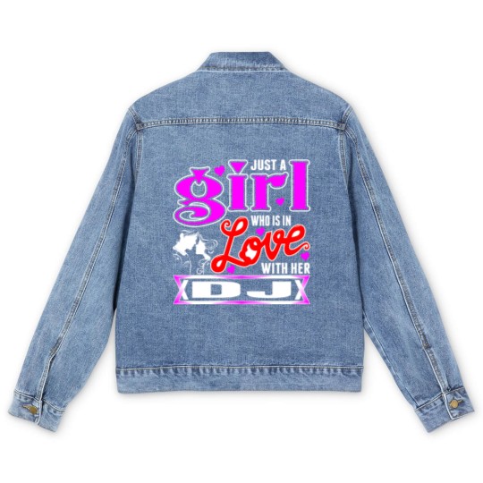 Discover A Girl Love With Her DJ Men's Denim Jackets