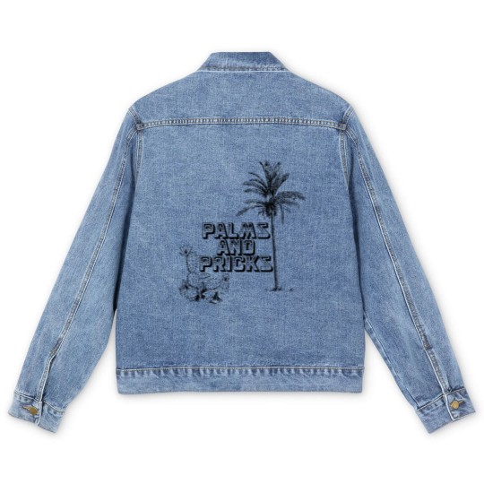 Discover Palms and Pricks Vintage - Vintage Cactus - Men's Denim Jackets