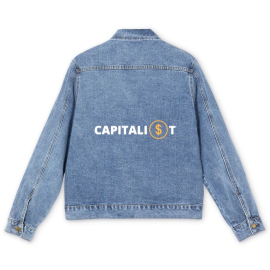 Discover Capitalism And Capitalist Men's Denim Jackets