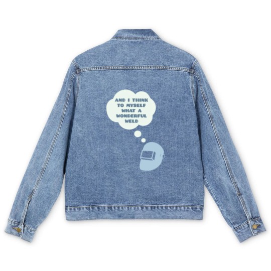 Discover Wonderful Weld - Welder - Men's Denim Jackets