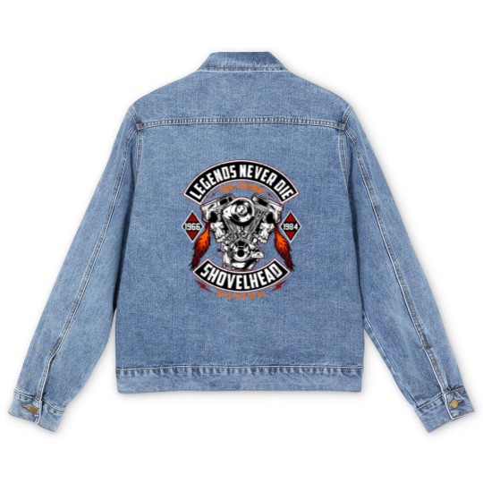 Discover 1966-1984 MOTOR Motorcycles Oldschool Choppers Men's Denim Jackets