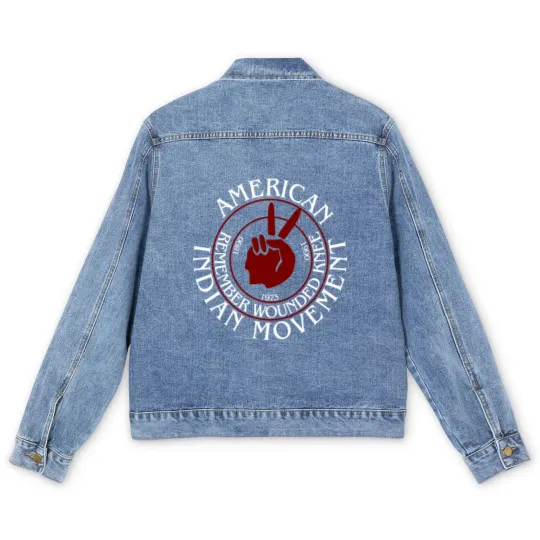 Discover American Indian Movement - American Indian Movement - Men's Denim Jackets
