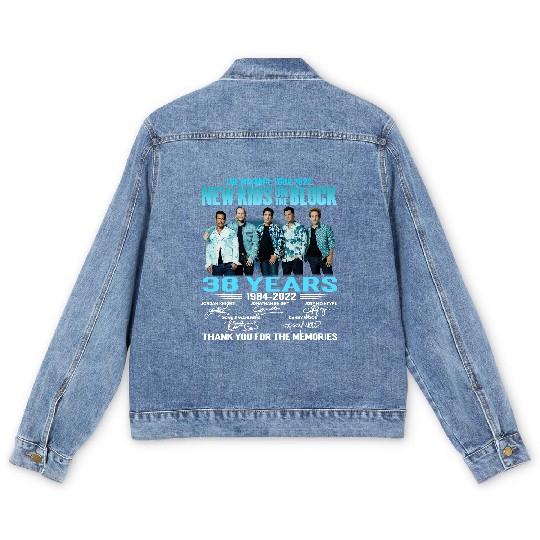 Discover NKOT Block Signture The Memories The MixTape Tour 2022 Men's Denim Jackets