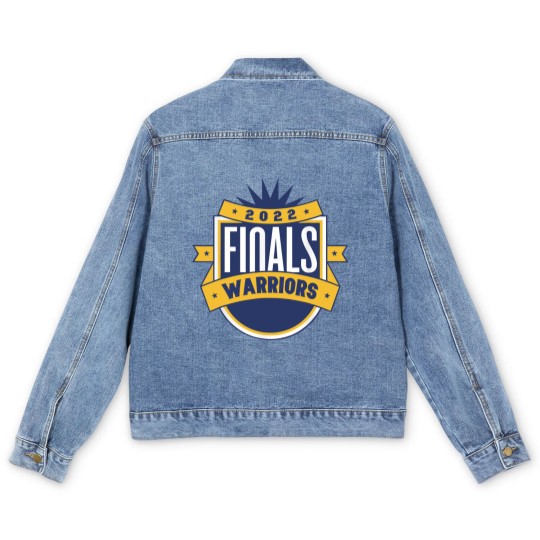 Discover Warriors Finals 2022 Basketball Men's Denim Jackets, Basketball Men's Denim Jackets