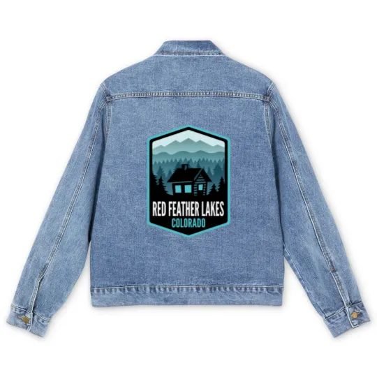 Discover Red Feather Lakes Colorado - Men's Denim Jackets