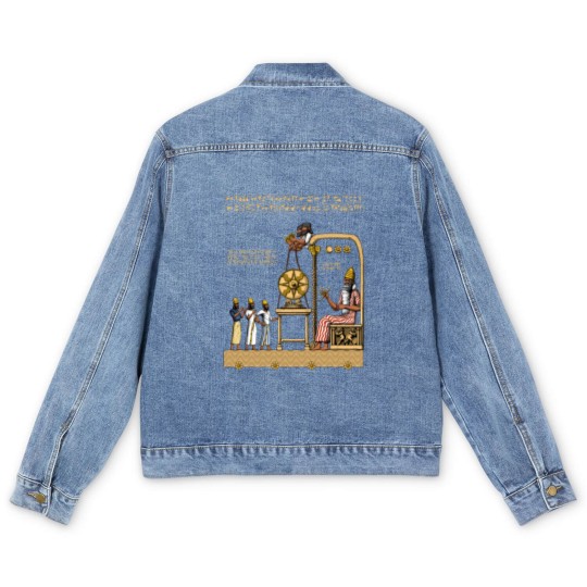 Discover Anunnaki Tablets Men's Denim Jackets