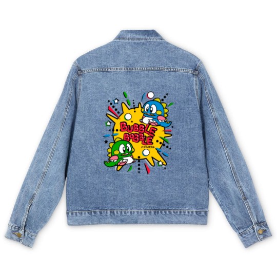 Discover Bubble Bobble - Bubble Bobble - Men's Denim Jackets
