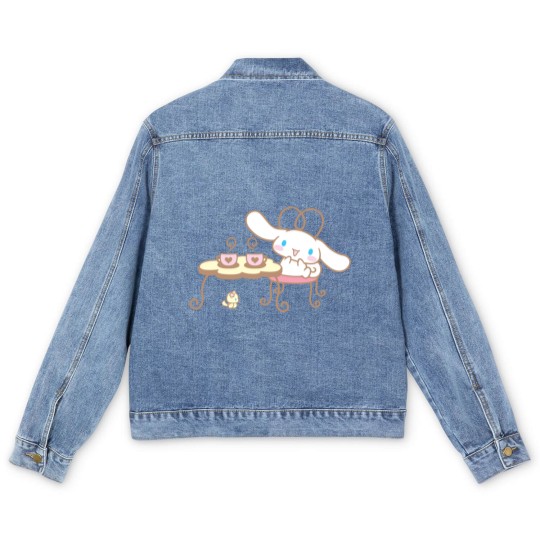 Discover Cinnamoroll Cafe Men's Denim Jackets