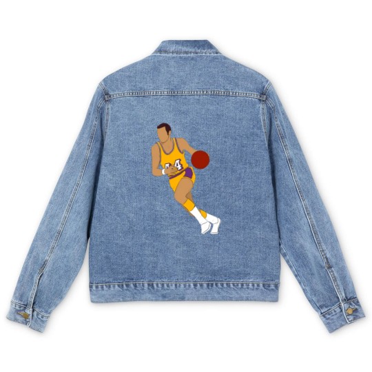 Discover The Logo - Jerry West - Men's Denim Jackets