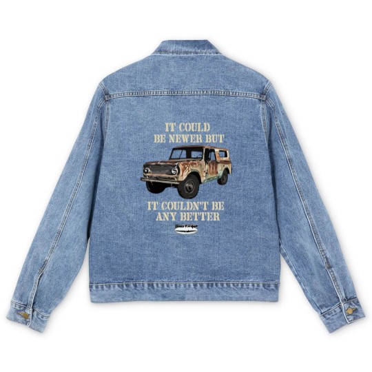 Discover Scout Classic Truck Pickup International Harvester Men's Denim Jackets