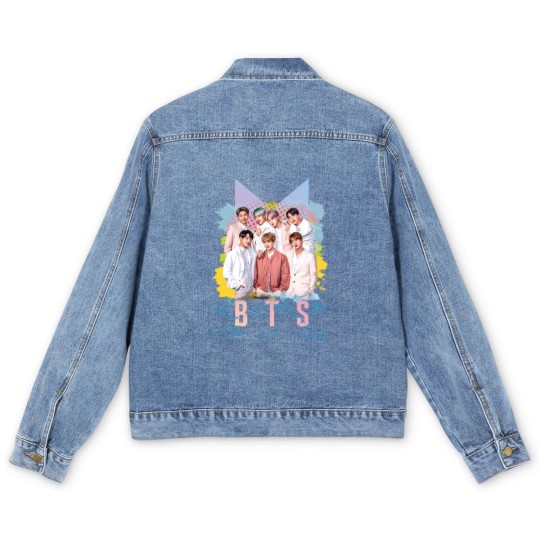 Discover Bangtan Boys Men's Denim Jackets, Bangtan Boys Group Members signature Men's Denim Jackets