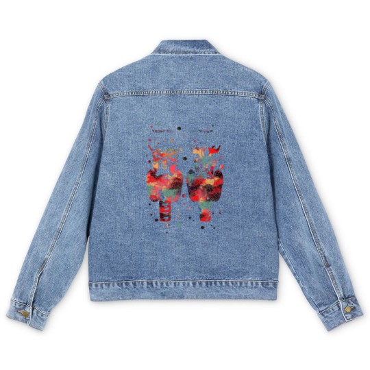 Discover Thyroid gland - Thyroid Gland - Men's Denim Jackets