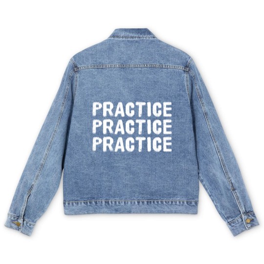 Discover Practice Practice Practice Men's Denim Jackets