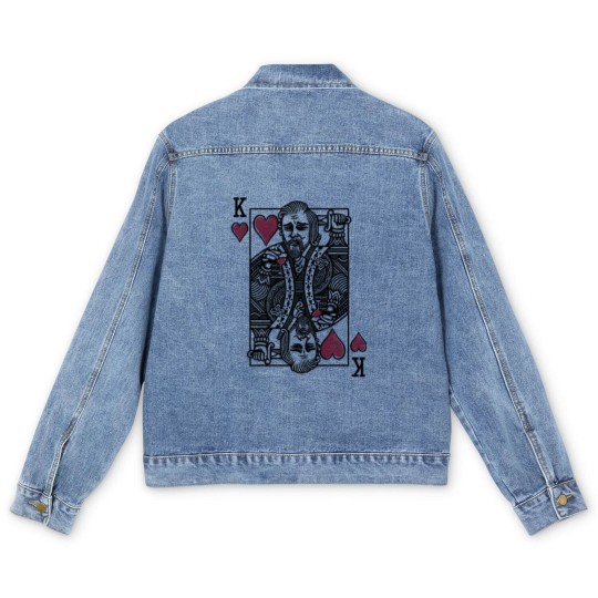Discover King of Memes - Leonardo Dicaprio Meme - Men's Denim Jackets