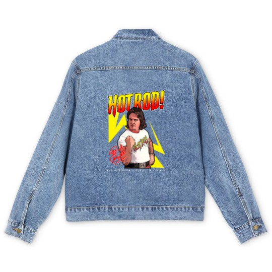Discover Hot Rod Rowdy - Roddy Piper - Men's Denim Jackets