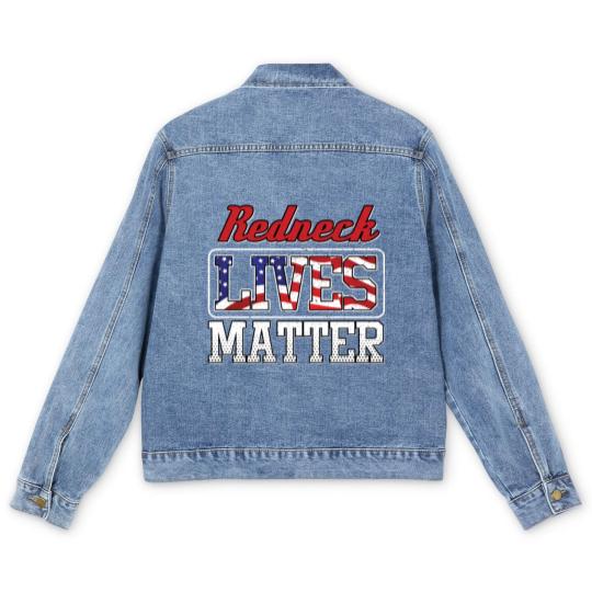 Discover Redneck Lives Matter Men's Denim Jackets
