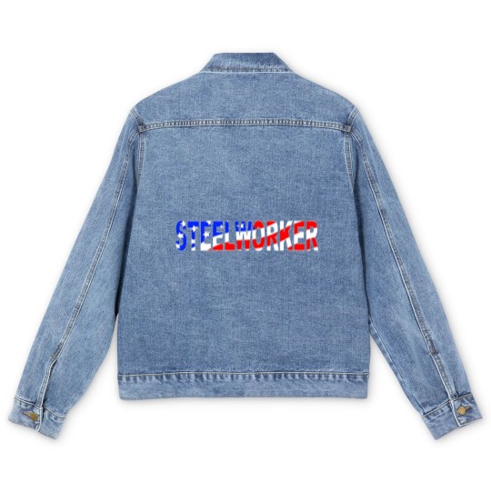 Discover Steelworker America Men's Denim Jackets