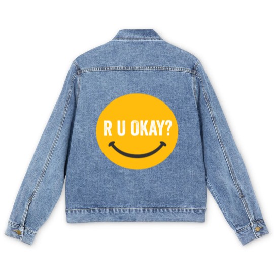 Discover R U Okay Men's Denim Jackets