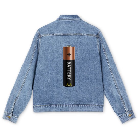 Discover battery AA Men's Denim Jackets
