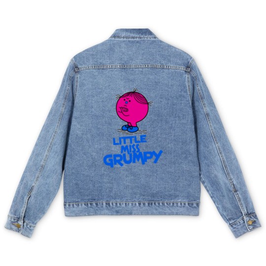 Discover angry little Miss Grumpy Men's Denim Jackets